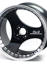 Advan Oni2 Progressive Wheel 20x10 5x114.3 42mm Machining & Racing Gloss Black                                     - YAYP0K42EBF - Image 4