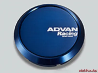 Advan 73mm Flat Center Cap - Blue - YV2081