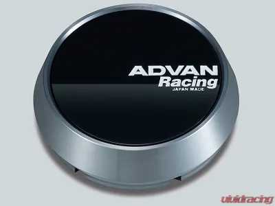 Advan 73mm Middle Type Center Cap - Gloss Black/Hyper Ring - YV4830