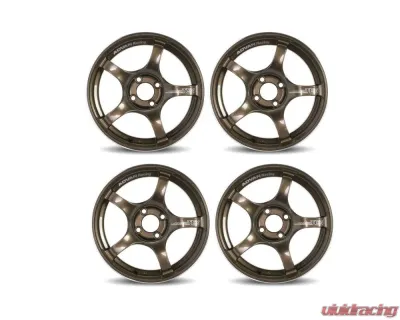 Advan Subaru WRX | BRZ | FRS | GT86 | GR86 2002+ TC-4 Wheel Set of 4 18x9.5 5x100 45mm Umber Bronze Metallic & Ring - VR-152591303