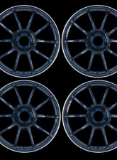 Advan Honda Civic | Acura Integra 1995-2000 RZII Wheel Set of 4 16x7 4x100 41mm Racing Indigo Blue & Ring                                     - VR-153014746 - Image 5