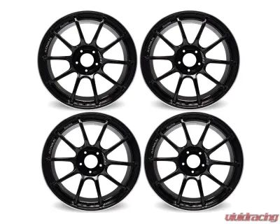 Advan Tesla Model 3 | Lexus IS250/IS350 | Nissan 350Z/370Z RZII Wheel Set 19x9 | 19x10 Racing Gloss Black & Ring - VR-153648462