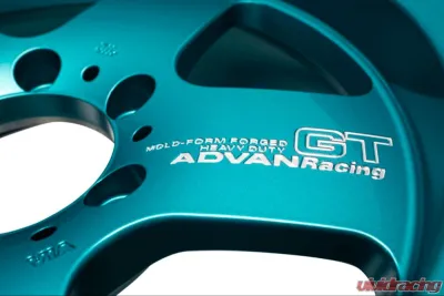 Advan GT Heavy Duty Wheel 17x8.5 6x139.7 10mm Racing Turquoise - YAQH7H-10KRTB