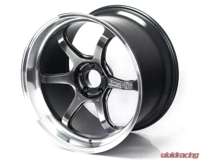 Advan R6 Wheel 18x8.5 5x112 45mm Machining & Hyper Platinum Black - YA68H45MMPB
