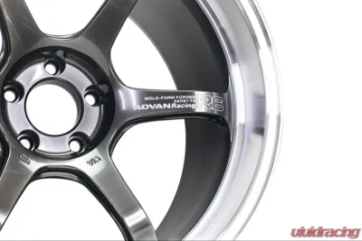 Advan R6 Wheel 18x8.5 5x112 45mm Machining & Hyper Platinum Black - YA68H45MMPB