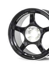 Advan TC-4 Special Edition Wheel 18x8 5x114.3 45mm Racing Gloss Black & Diamond Cut                                     - YADS8G45EBF - Image 3