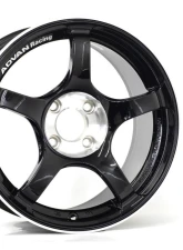 Advan TC-4 Special Edition Wheel 18x8 5x114.3 45mm Racing Gloss Black & Diamond Cut                                     - YADS8G45EBF - Image 4