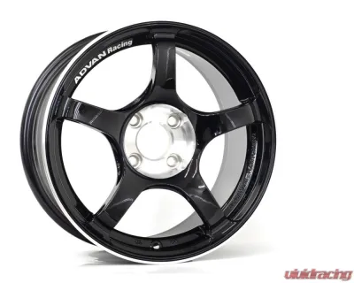 Advan TC-4 Special Edition Wheel 18x8 5x114.3 45mm Racing Gloss Black & Diamond Cut - YADS8G45EBF