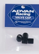 Advan Racing Valve Cap Set - Black                                     - YV6048 - Image 4