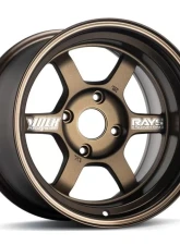 Volk Racing TE37V 10th Anniversary Edition Wheel 15x9 4x100 -5mm Bronze                                     - WVDV1E2-05AA - Image 7