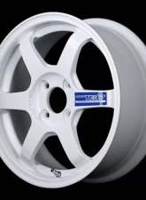 Volk Racing TE37 Gravel II Wheel 15x6 4x100 40mm Dash White for Cars                                     - WVXA40ADW - Image 7