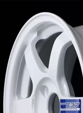 Volk Racing TE37 Gravel II Wheel 15x6 4x100 40mm Dash White for Cars                                     - WVXA40ADW - Image 4