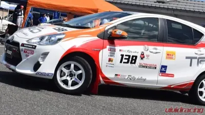 Volk Racing TE37 Gravel II Wheel 15x6 4x100 40mm Dash White for Cars - WVXA40ADW