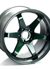 Volk Racing TE37 SL Wheel 18x10.5 5x114.3 22mm Racing Green                                     - WVDAC22EIG - Image 2