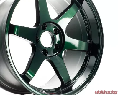 Volk Racing TE37 SL Wheel 18x10.5 5x114.3 22mm Racing Green - WVDAC22EIG