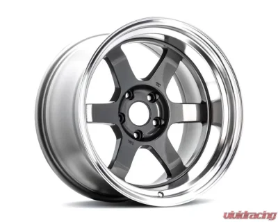 Volk Racing TE37V Wheel 14x8 4x114.3 0mm Gunmetal/Rim DC - WVDVBC00BG