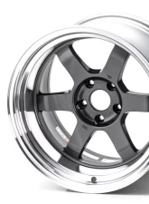 Volk Racing TE37V Wheel 14x8 4x114.3 0mm Gunmetal/Rim DC                                     - WVDVBC00BG - Image 2