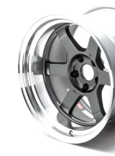 Volk Racing TE37V Wheel 14x8 4x114.3 0mm Gunmetal/Rim DC                                     - WVDVBC00BG - Image 3