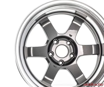 Volk Racing TE37V Wheel 14x8 4x114.3 0mm Gunmetal/Rim DC - WVDVBC00BG