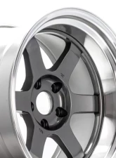 Volk Racing TE37V Wheel 14x8 4x114.3 0mm Gunmetal/Rim DC                                     - WVDVBC00BG - Image 5