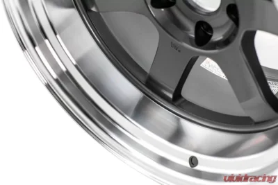 Volk Racing TE37V Wheel 14x8 4x114.3 0mm Gunmetal/Rim DC - WVDVBC00BG