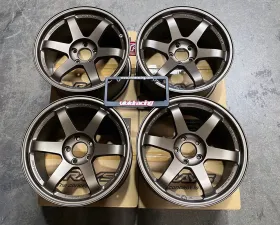 Volk Racing TE37 SL Wheel Set of 4 Subaru WRX STI 18x10 5x114.3 40mm Matte Gunbronze