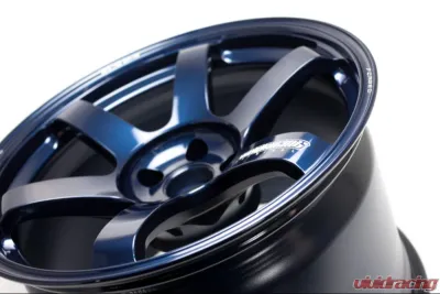 Volk Racing TE37 Saga S-plus Wheel 18x9.5 5x114.3 38mm Mag Blue - WVDG2X38EDM
