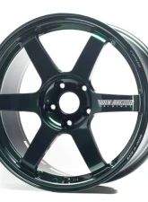 Volk Racing TE37 Saga S-plus Wheel 18x9.5 5x114.3 38mm Racing Green                                     - WVDG2X38EIG - Image 5