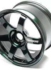 Volk Racing TE37 Saga S-plus Wheel 18x9.5 5x114.3 38mm Racing Green                                     - WVDG2X38EIG - Image 3