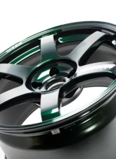 Volk Racing TE37 Saga S-plus Wheel 18x9.5 5x114.3 38mm Racing Green                                     - WVDG2X38EIG - Image 4