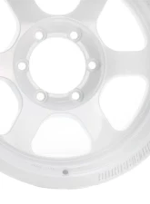 Volk Racing TE37XT M-Spec Wheel 17x8.5 6x139.7 -10mm Dash White                                     - WVDOP-10KDW - Image 5