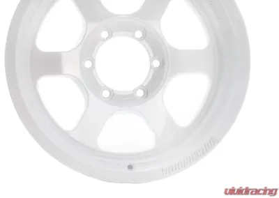 Volk Racing TE37XT M-Spec Wheel 17x8.5 6x139.7 -10mm Dash White - WVDOP-10KDW