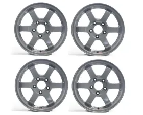 Volk Racing TE37 SL Wheel Set of 4 Subaru WRX STI 18x10 5x114.3 40mm Arms Gray