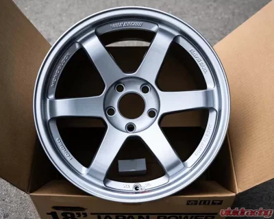 Volk Racing TE37 SL Wheel 18x9.5 5x114.3 40mm Diamond Silver - WVDX40EPDS