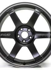 Volk Racing TE37 Saga S-plus Black Shadow LTD Wheel 19x9.5 5x120 36mm Matte Translucent Black                                     - WVDG2436WPH - Image 2