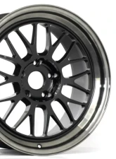 Volk Racing 21A Spec-PW Wheel 18x10 5x100 -25mm Pressed Double Black Finish                                     - WKJY-25DPW - Image 3