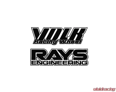 Volk Racing TE37 Repair Spoke Sticker - Black - WTE37STKBK