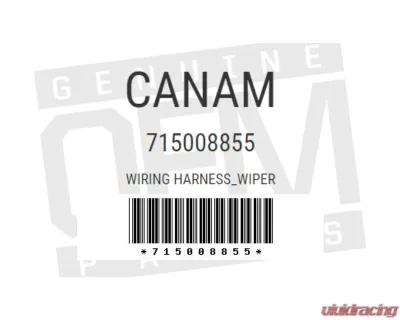 Can-Am OEM Wiper & Washer Kit Wiring Harness Can-Am Maverick R CLEARANCE - 715008855