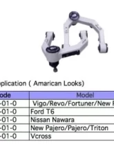 ProFender Suspension Boxed Upper Control Arms 1 Inch-3 Inch Lift Ford T6                                     - UCAB02-01-0 - Image 3