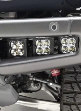 ZROADZ Black Front Bumper OEM Fog LED Kit w/6 3" White LED POD Lights Ford Bronco 2021-2025                                     - Z325401-KIT - Image 2