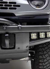 ZROADZ Black Front Bumper OEM Fog LED Kit w/6 3" White LED POD Lights Ford Bronco 2021-2025                                     - Z325401-KIT - Image 3