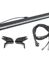 ZROADZ Black Front Bumper Top LED Bracket w/30" LED Straight Single Row Light Bar Ford Bronco 2021-2025                                     - Z325421-KIT - Image 8