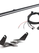 ZROADZ Black Front Roof Rack LED Kit w/50" LED Straight Single Row Slim Light Bar Ford Bronco 2021-2025                                     - Z335411-KIT - Image 6