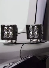 ZROADZ Black Lower A Pillar LED Bracket for 4 3" LED Pod Lights Ford Bronco 2021-2025                                     - Z365401-BK4 - Image 8