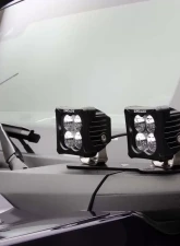 ZROADZ Black Lower A Pillar LED Bracket for 4 3" LED Pod Lights Ford Bronco 2021-2025                                     - Z365401-BK4 - Image 4