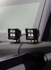 ZROADZ Black Lower A Pillar LED Bracket for 4 3" LED Pod Lights Ford Bronco 2021-2025                                     - Z365401-BK4 - Image 5