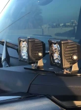 ZROADZ Black Lower A Pillar LED Bracket for 4 3" LED Pod Lights Ford Bronco 2021-2025                                     - Z365401-BK4 - Image 6
