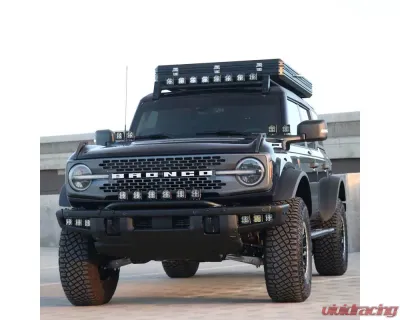 ZROADZ Black Lower A Pillar LED Bracket for 4 3" LED Pod Lights Ford Bronco 2021-2025 - Z365401-BK4