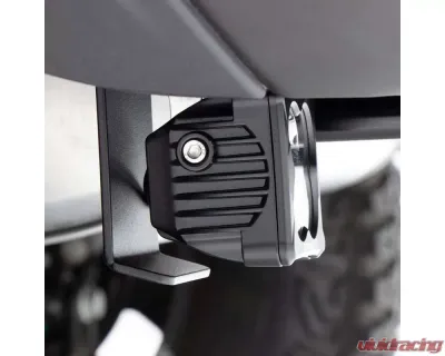 ZROADZ Black Under Rear Bumper LED Kit w/2 3" White LED Pod Lights Ford Bronco 2021-2025 - Z385401-KIT