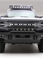 ZROADZ Black Front Bumper Top LED Bracket Ford Bronco 2021-2025                                     - Z325431 - Image 3